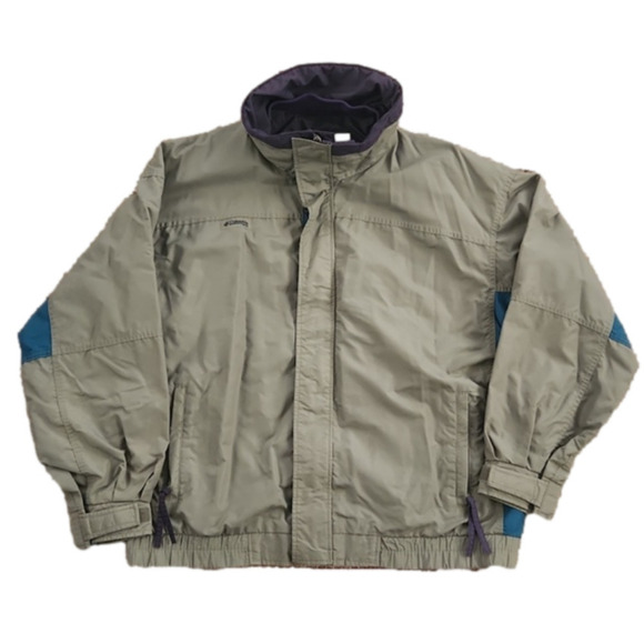 Columbia Sportswear Co Bugaboo Green & Teal Winter Coat Shell - Picture 1 of 9